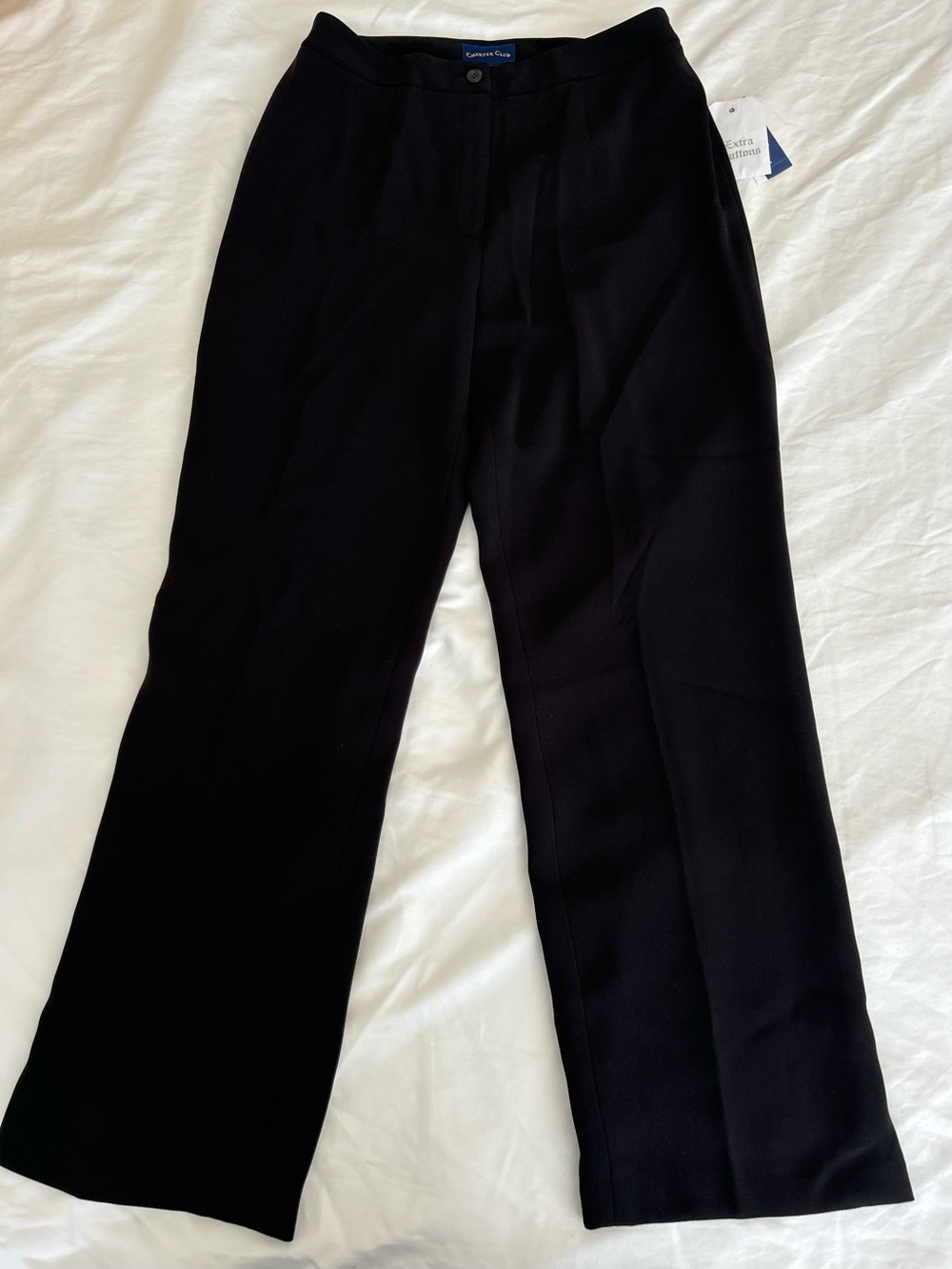 NWT Charter Club Black Dress Pants Slacks Trousers 10 Capsule Elegant Formal